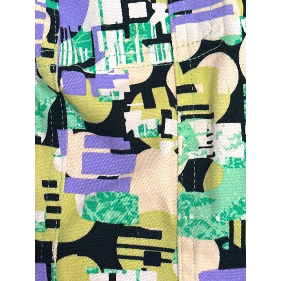 Christopher & Banks Abstract Stretch Button Up Jacket Size L - Picture 10 of 10